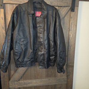 Black Leather Jacket for Men